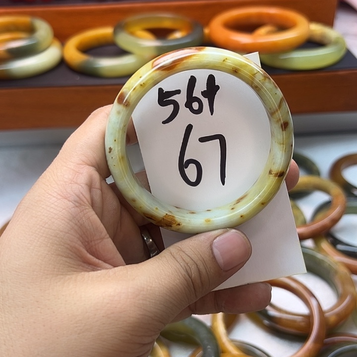蛇纹石玉合金手镯
