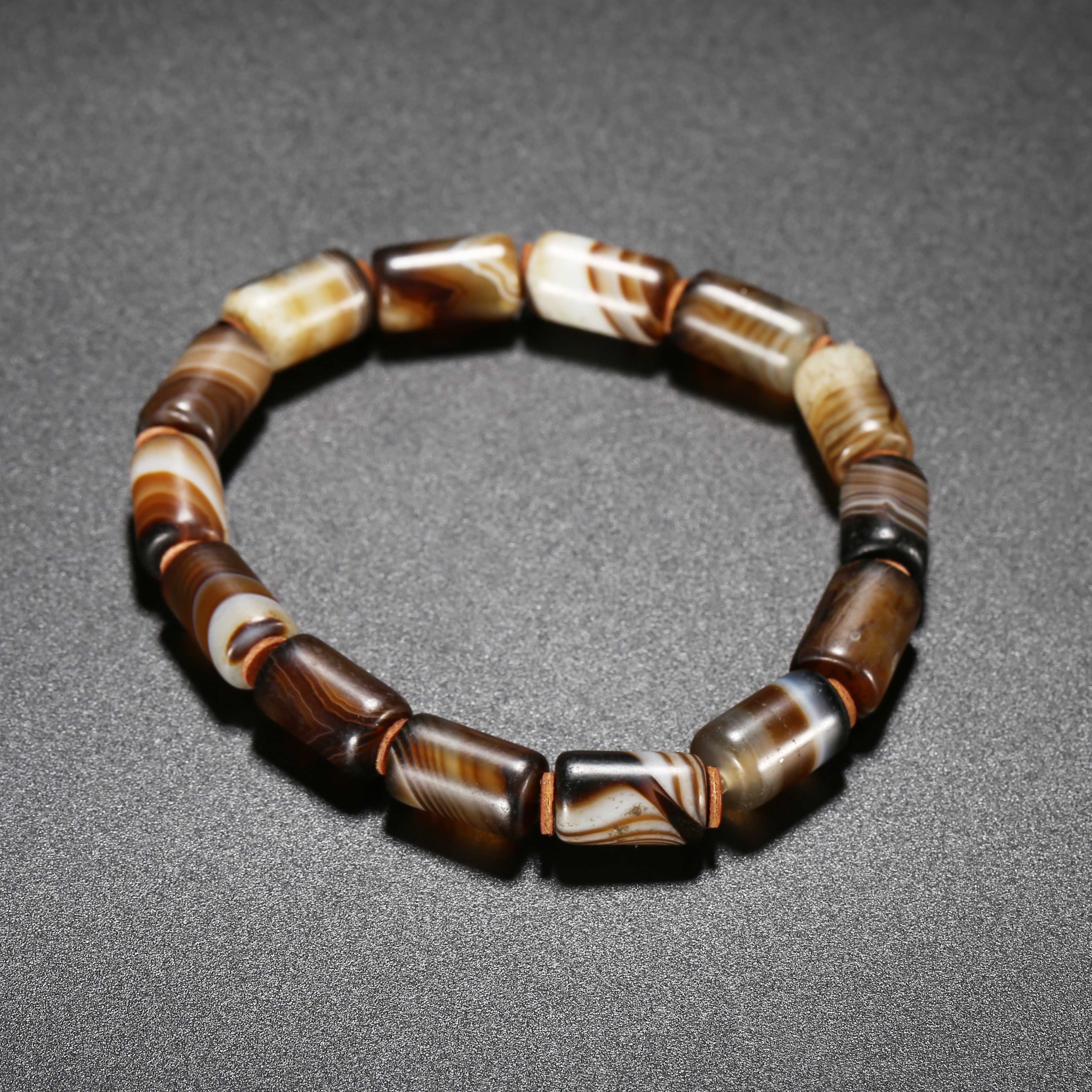 清代*缠丝玛瑙管珠手串/JOY25050933/玛瑙【北京文博】