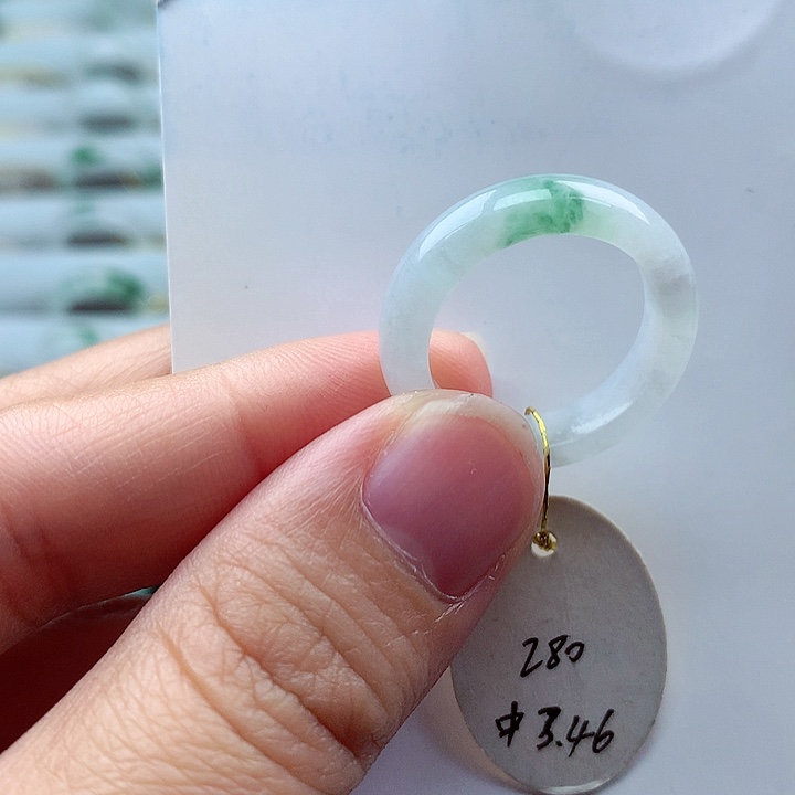 【闪购商品】未镶嵌戒指翡翠15.16号
