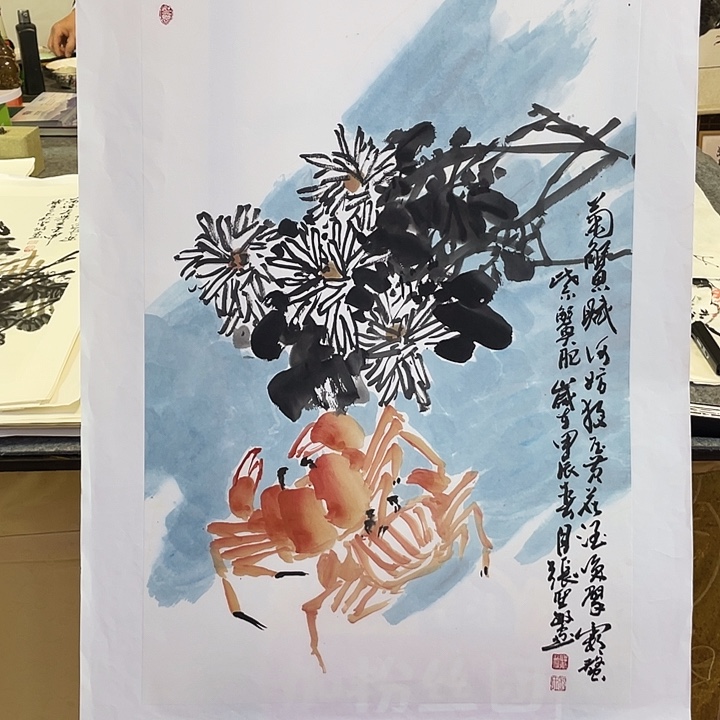 国画张圣敏先生纯手绘作品