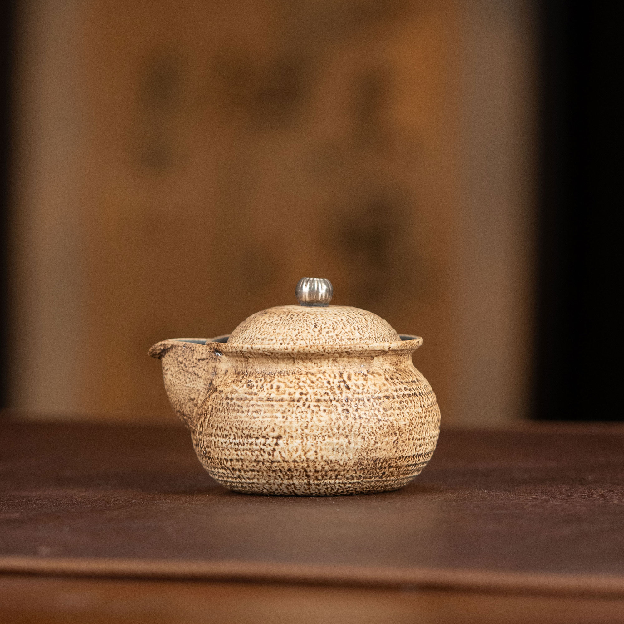 重现鎏银鹰嘴吉祥手抓壶茶具约100cc茶周边系列SG