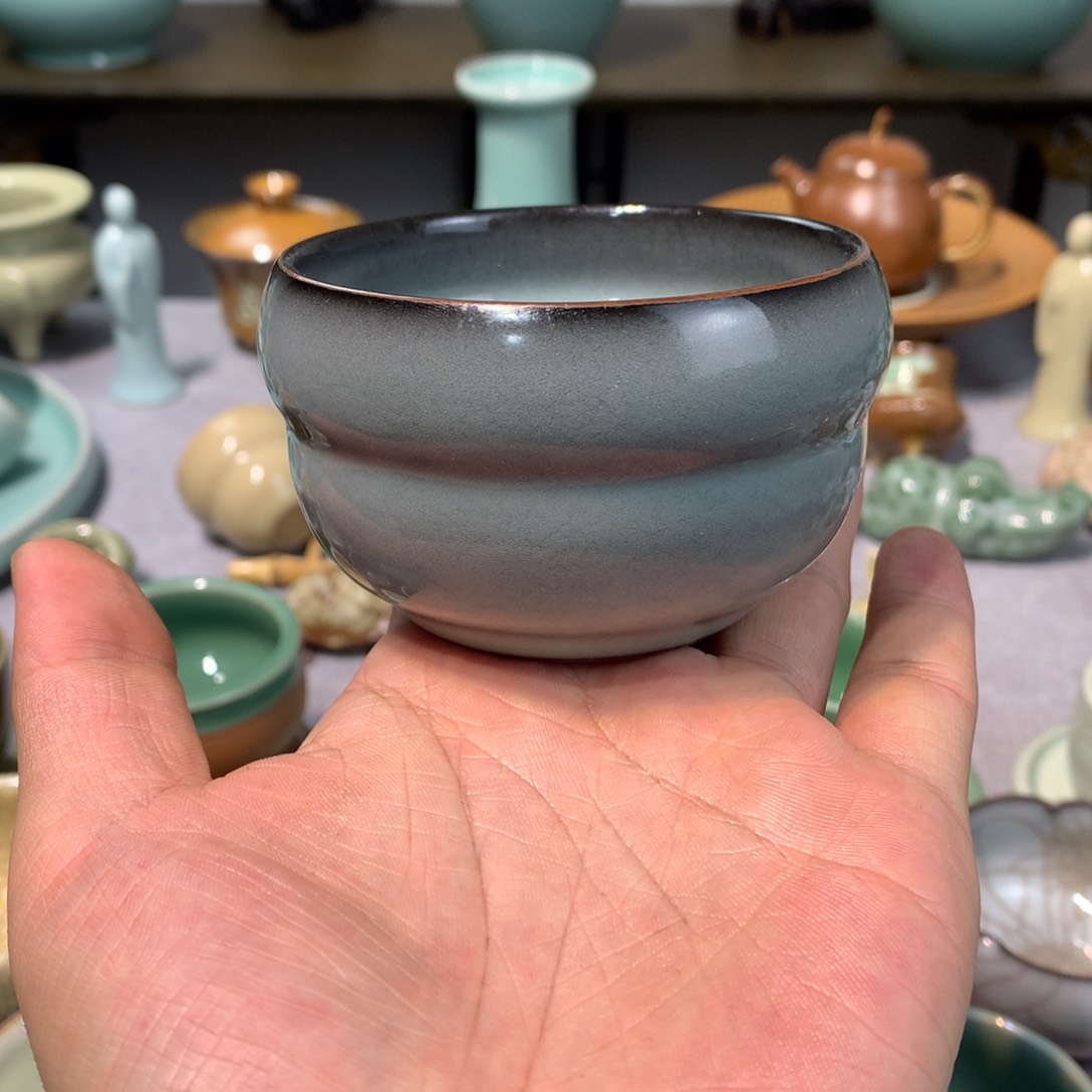 龙泉青瓷铁胎葫芦