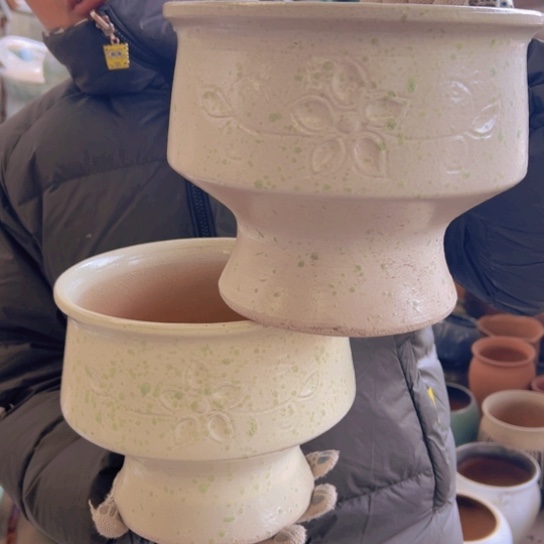 紫砂花盆高17口21————-