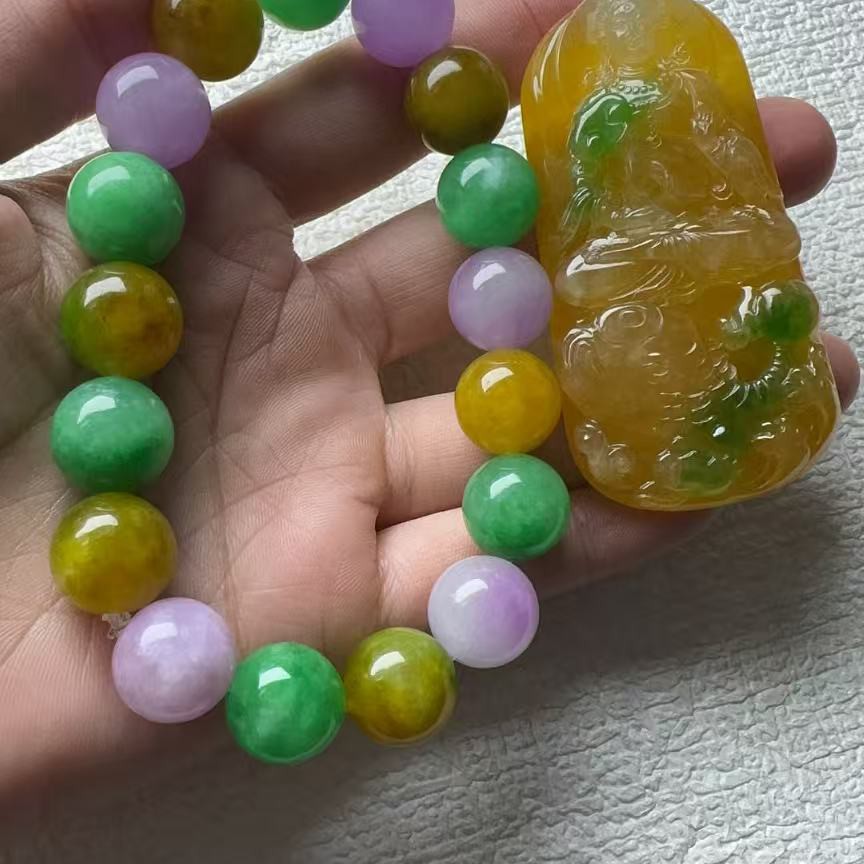 挂件手串观音精工雕刻