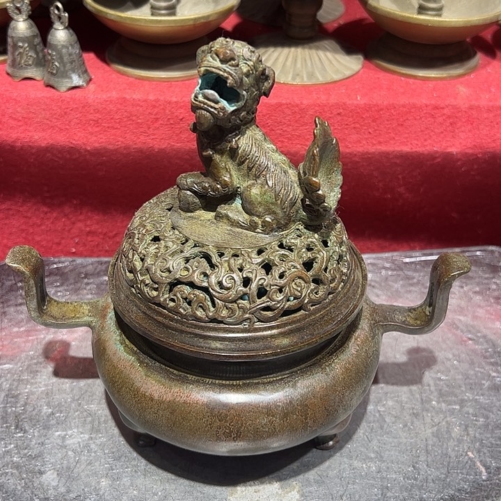 Ε****ς黄铜摆件工艺品摆件