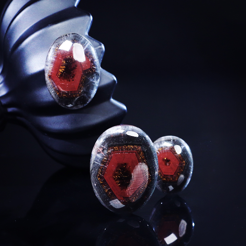 【传世级】加拿大老矿极光23恶魔之眼戒面/个-多样性发其一