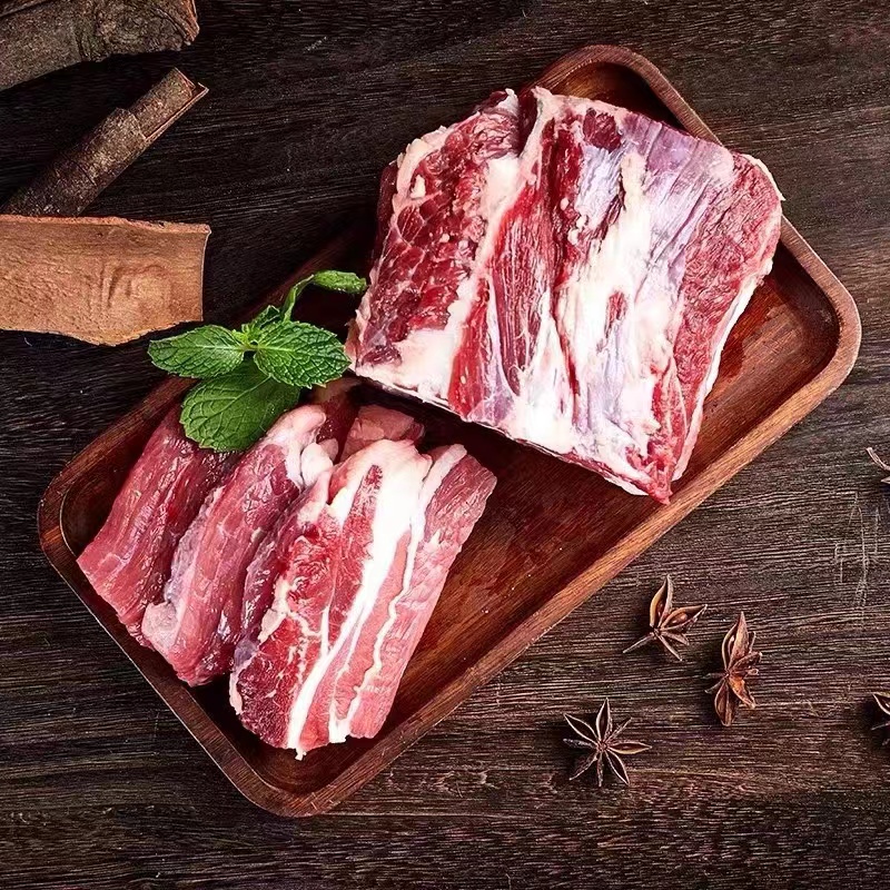 【整块发货】国产清真原切牛腩2分肥8分瘦四斤新鲜牛肉