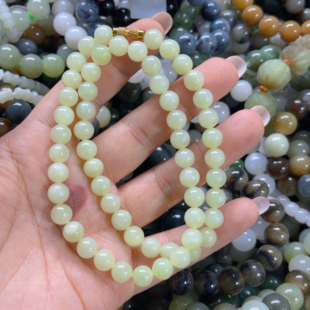 和田玉未镶嵌手链