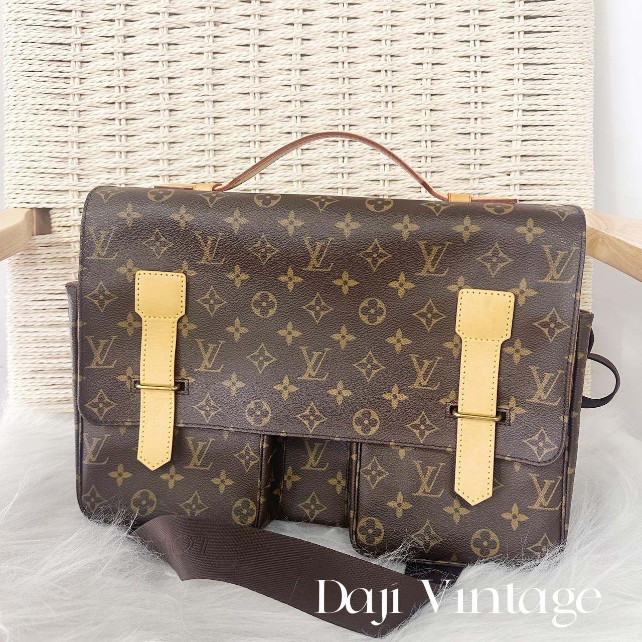 大吉中古/Lv路易威登老花中古大号邮差斜挎包