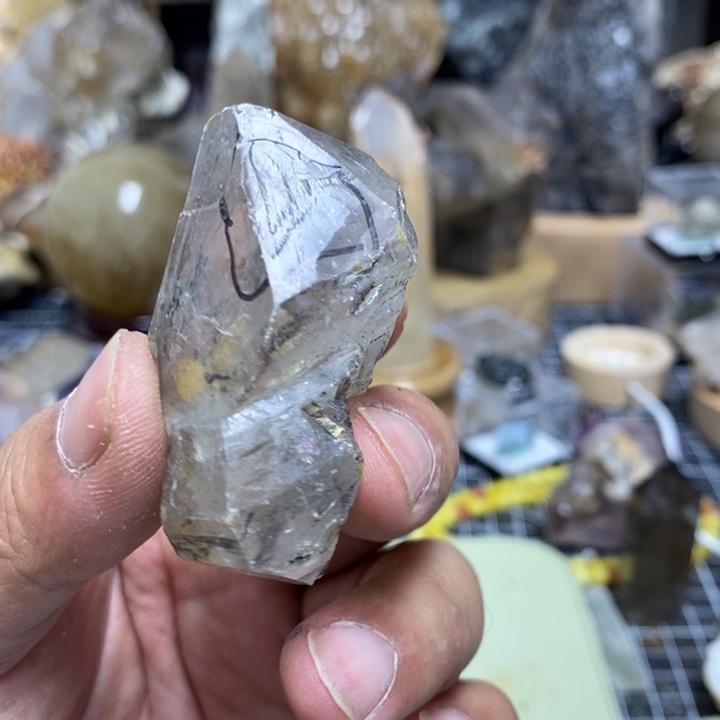 水晶水晶柱未镶嵌