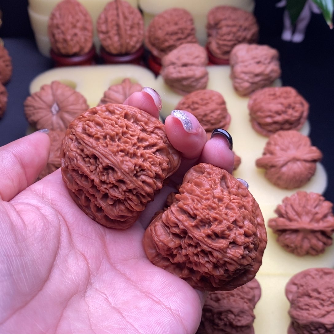 把件文玩核桃勿**安三角疆全品42尺