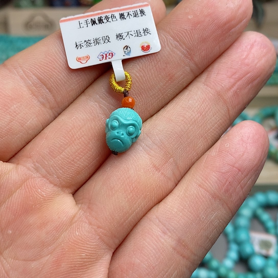 绿松石珠宝奇石未镶嵌