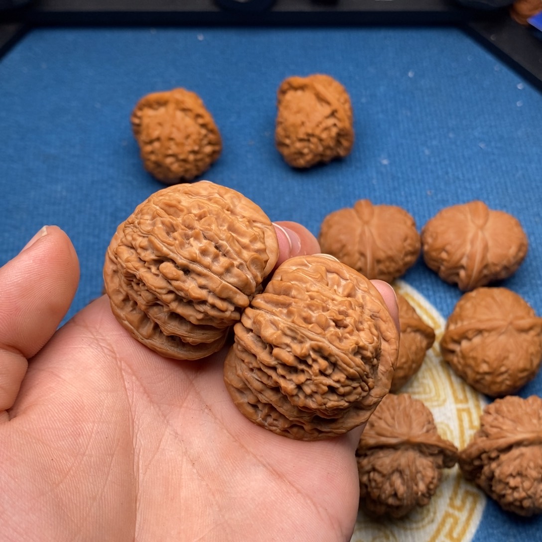 福***斯把件文玩核桃42全品蓟县楼