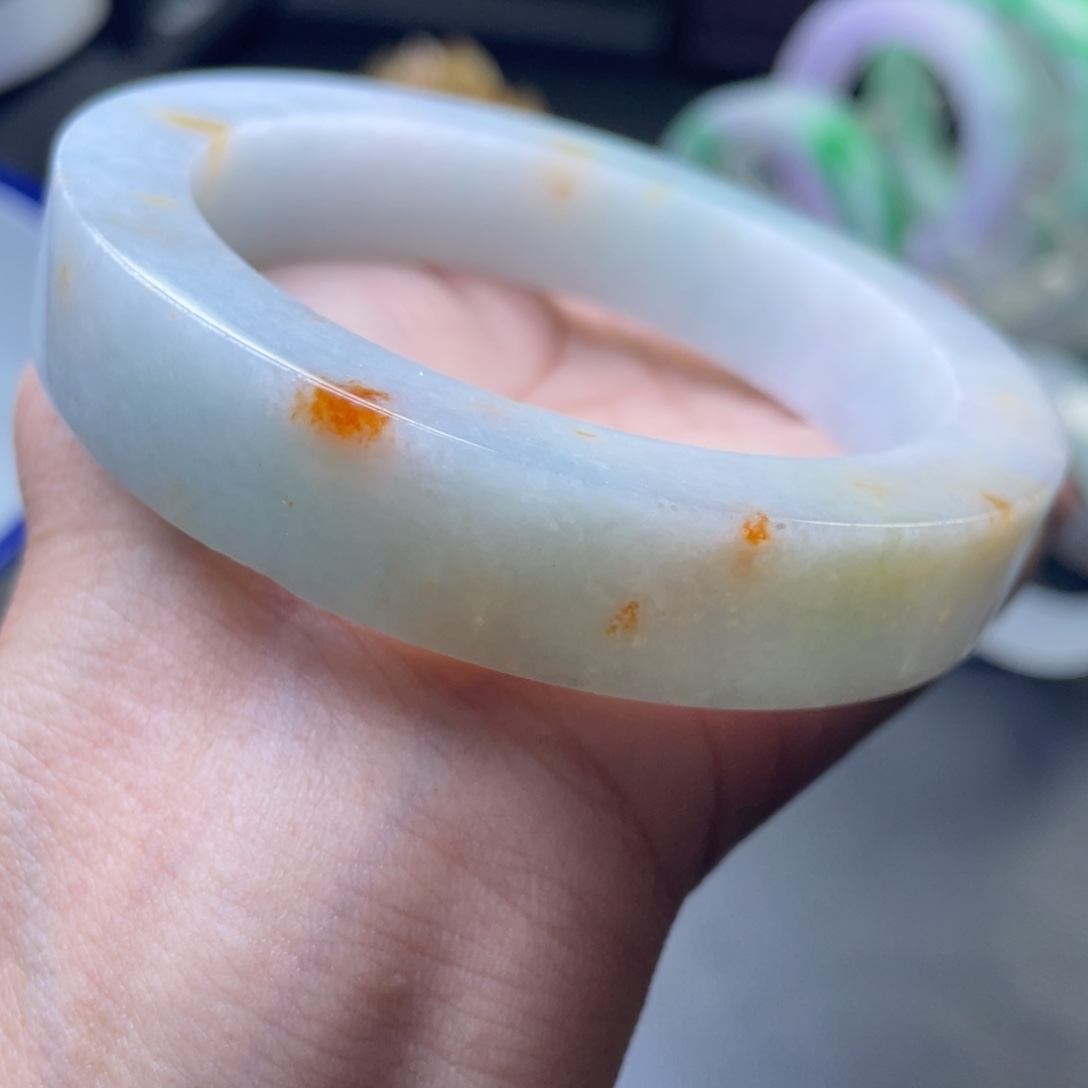 未镶嵌桂花糕定制翡翠