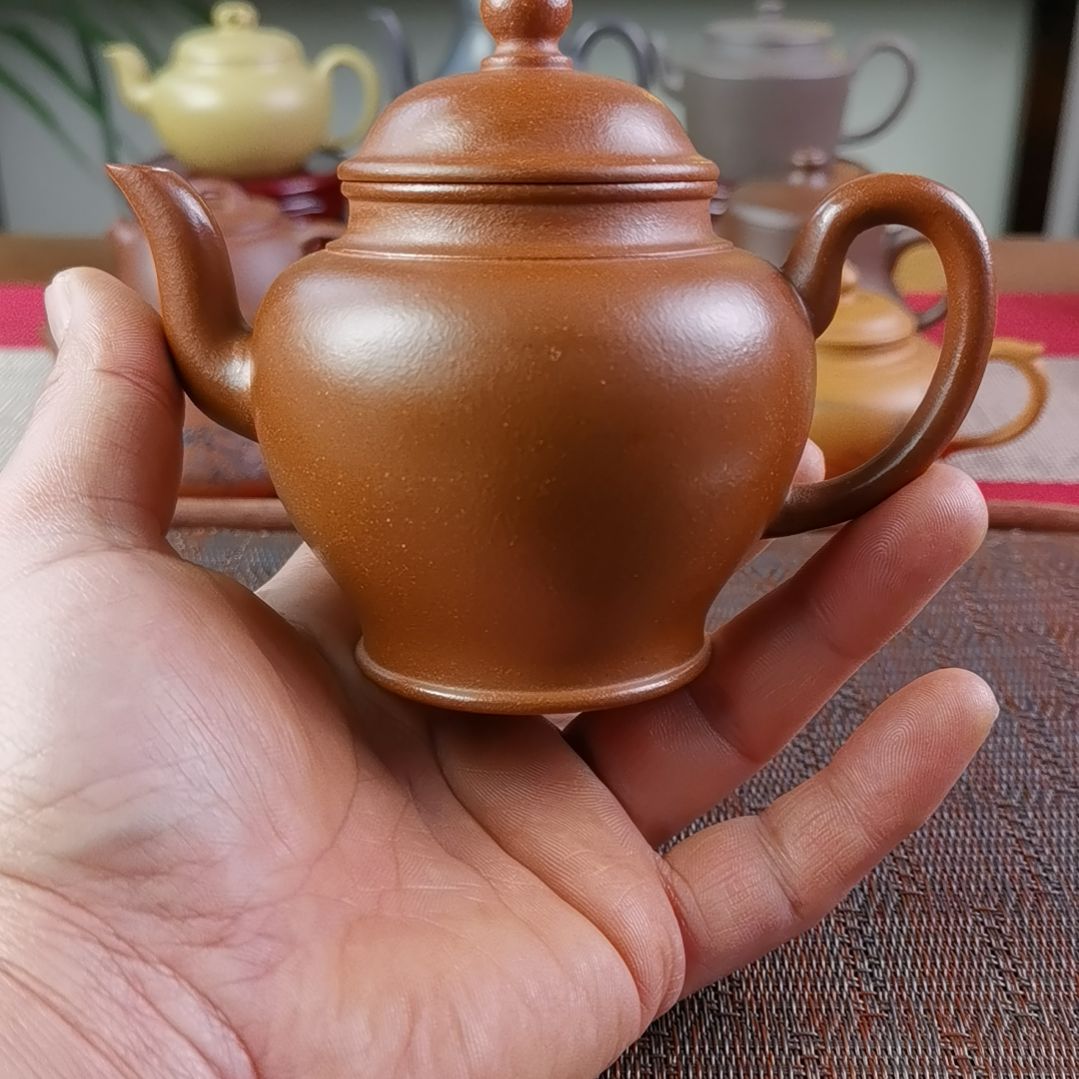 紫砂茶壶沉香泥宫灯260CC