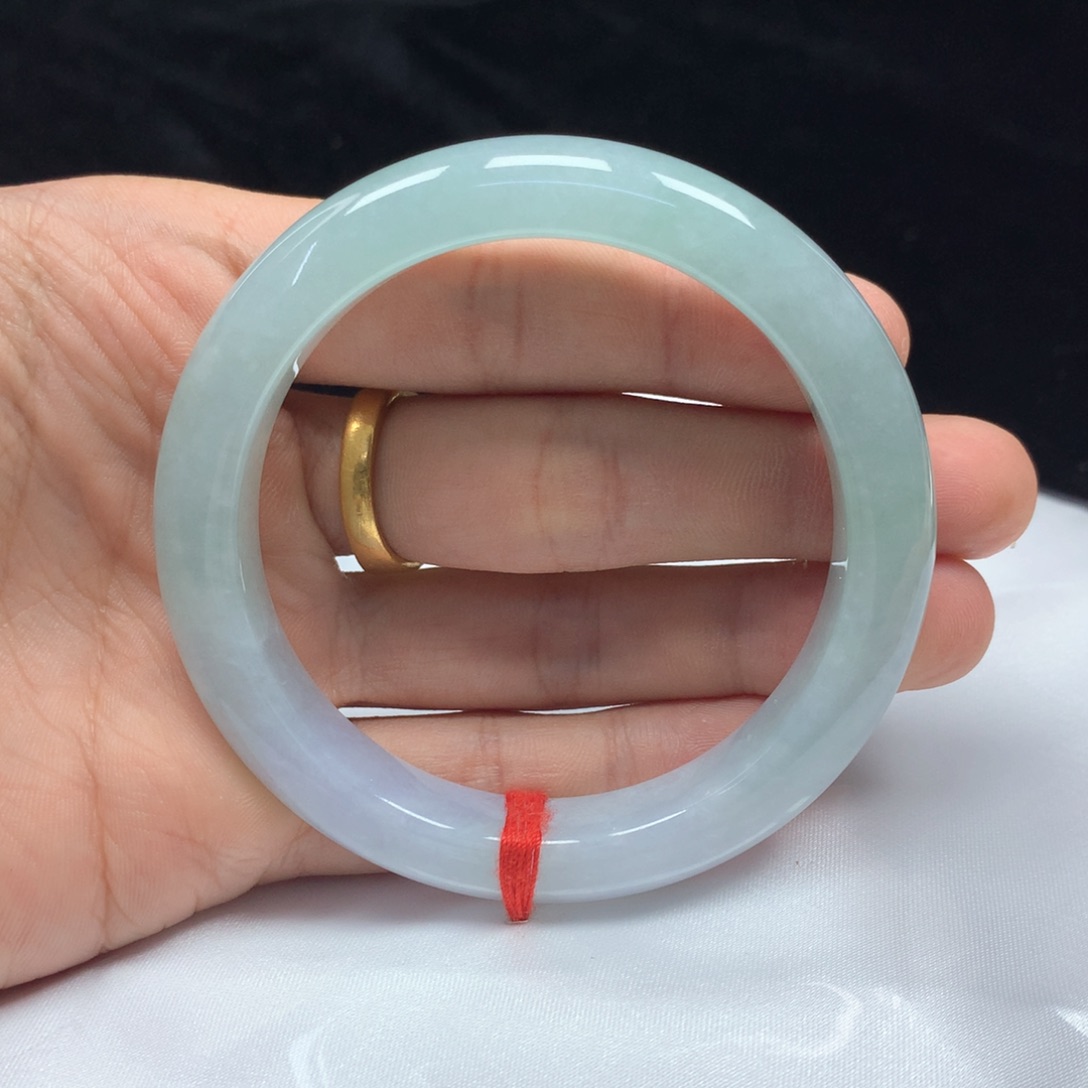 未镶嵌手镯（圆镯）翡翠55.3