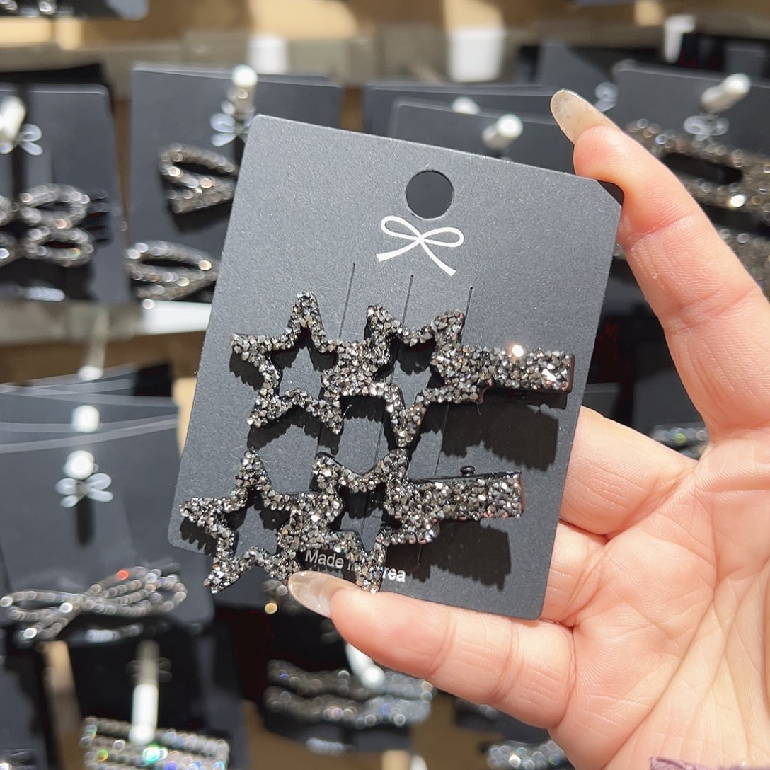 非金属砂糖星星鸭夹一对