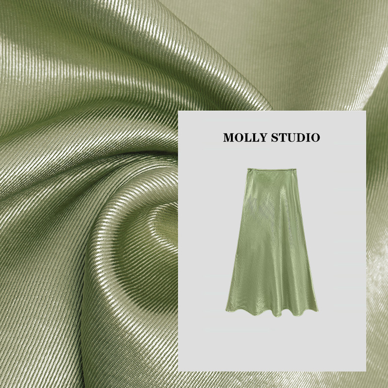 【 精致主义】Molly 醋酸 百搭时尚高腰显瘦 半身裙 M2025020