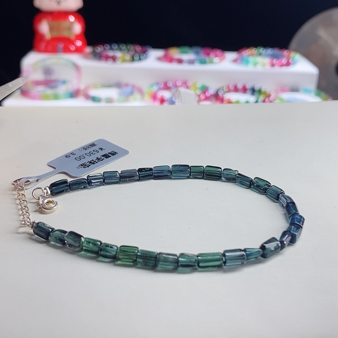 未镶嵌手链碧玺方糖