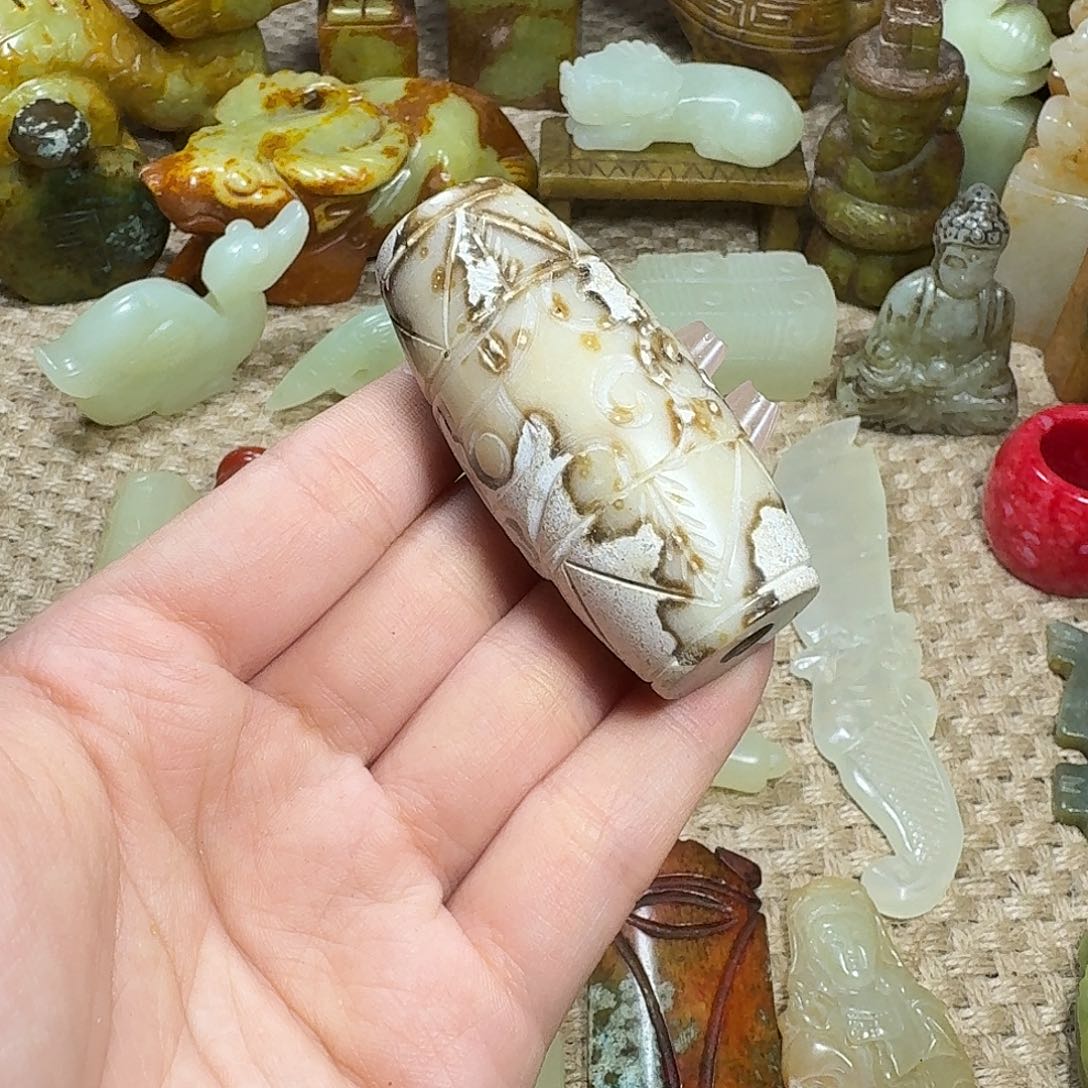 白玉菩提吊坠挂件