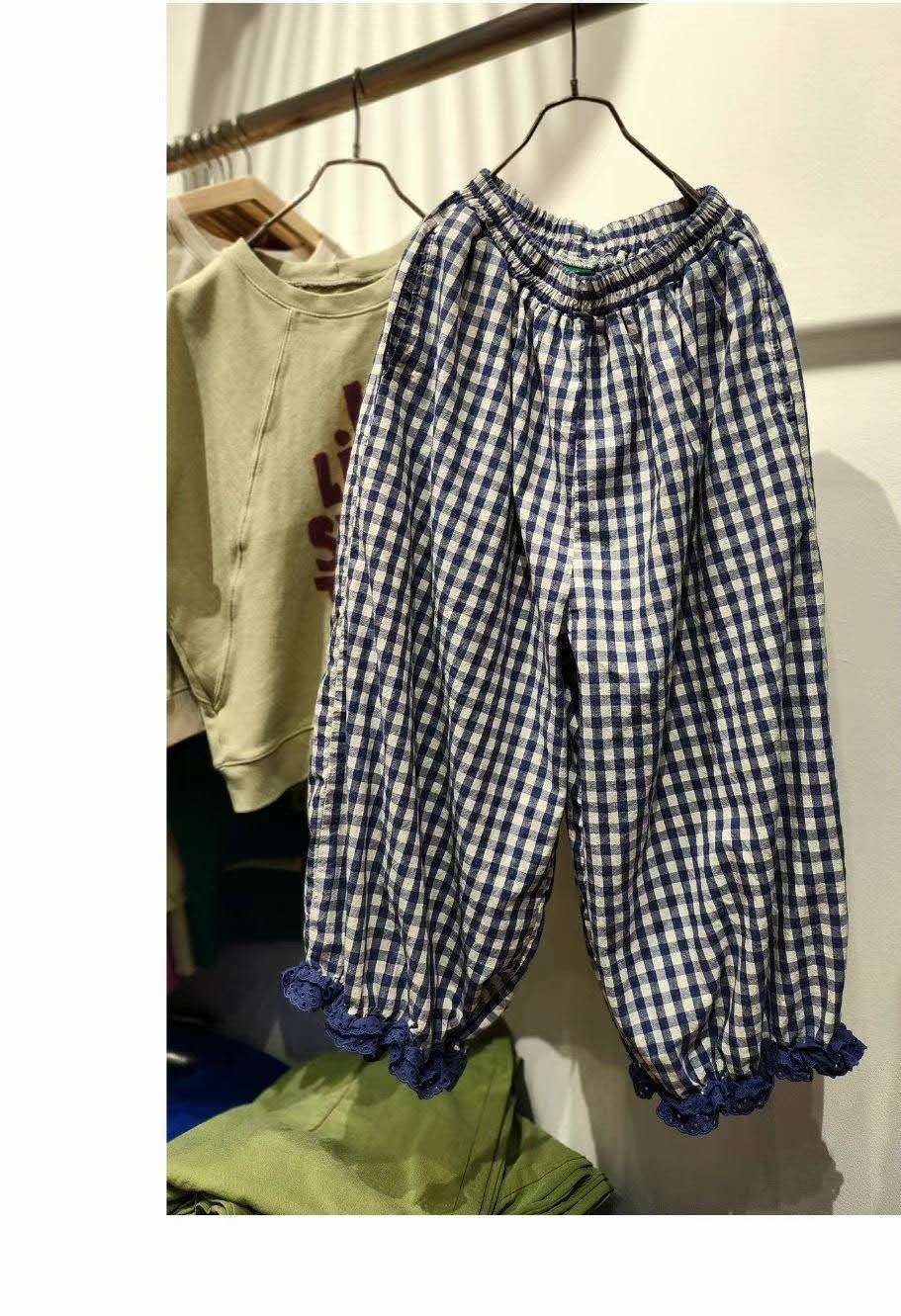 韩国正品/不支持退换/4N5姐妹/格子裤/0610