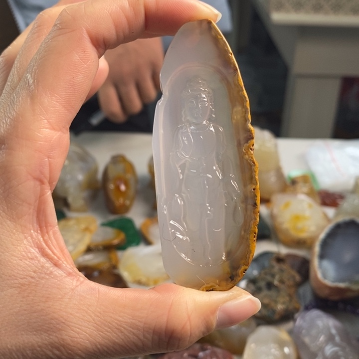 玛瑙/玉髓吊坠(不含链)未镶嵌