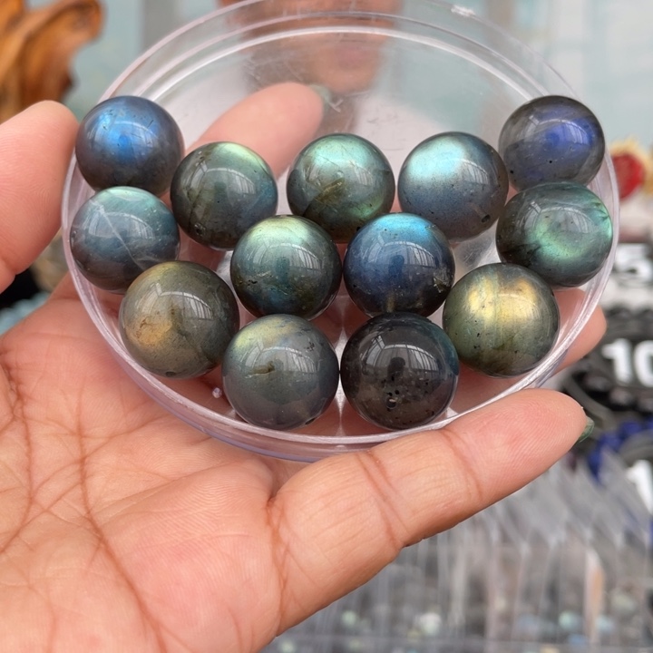 水晶手串未镶嵌17mm左右灰月光单珠多样性发其一