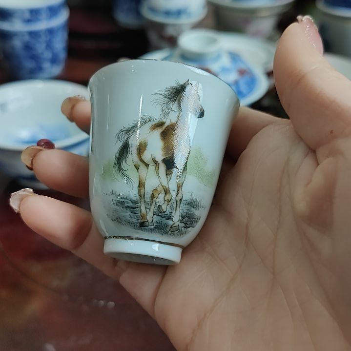 生肖马手绘手工绘画