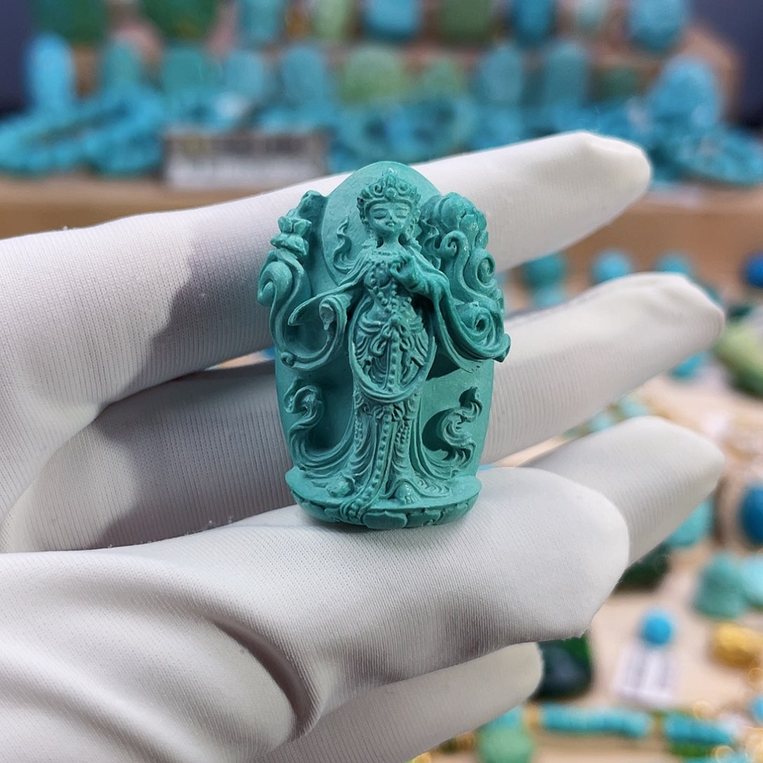 绿松石珠宝奇石未镶嵌