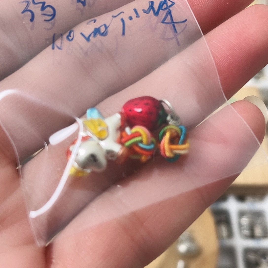 吊坠足银珐琅编手串