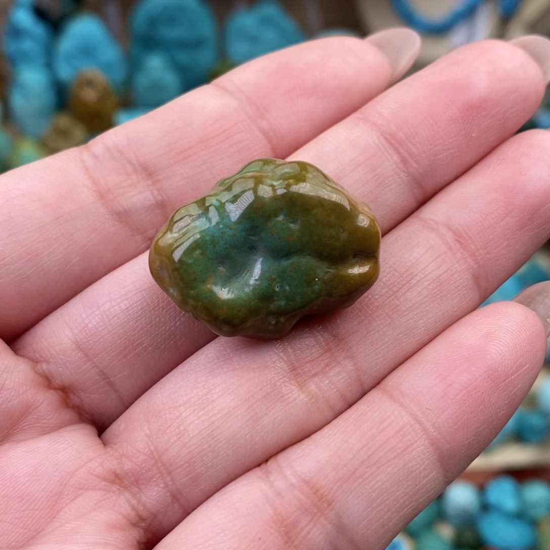 绿松石珠宝奇石未镶嵌