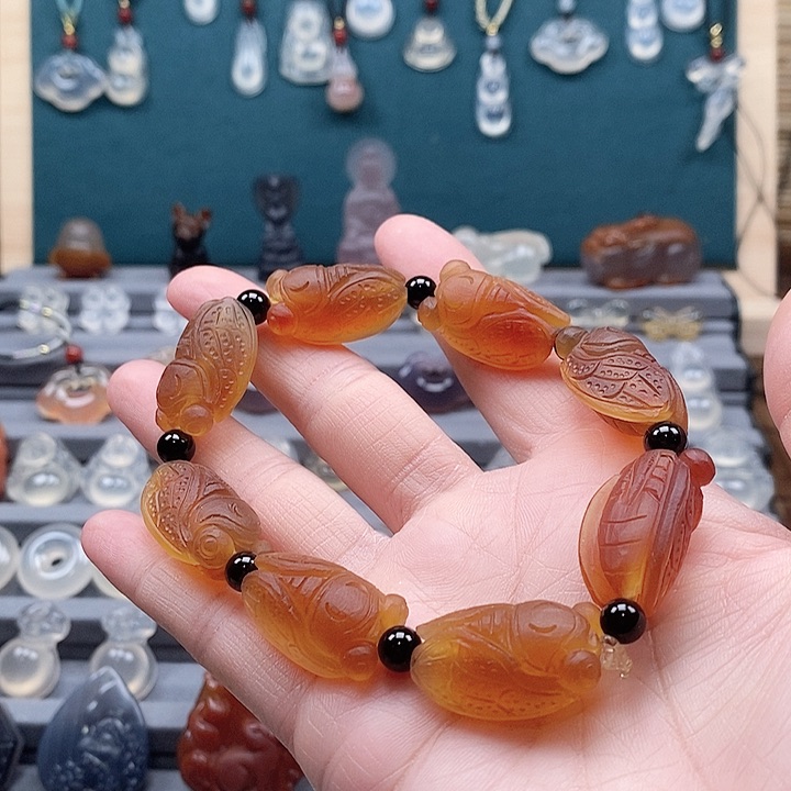 玛瑙/玉髓手串未镶嵌