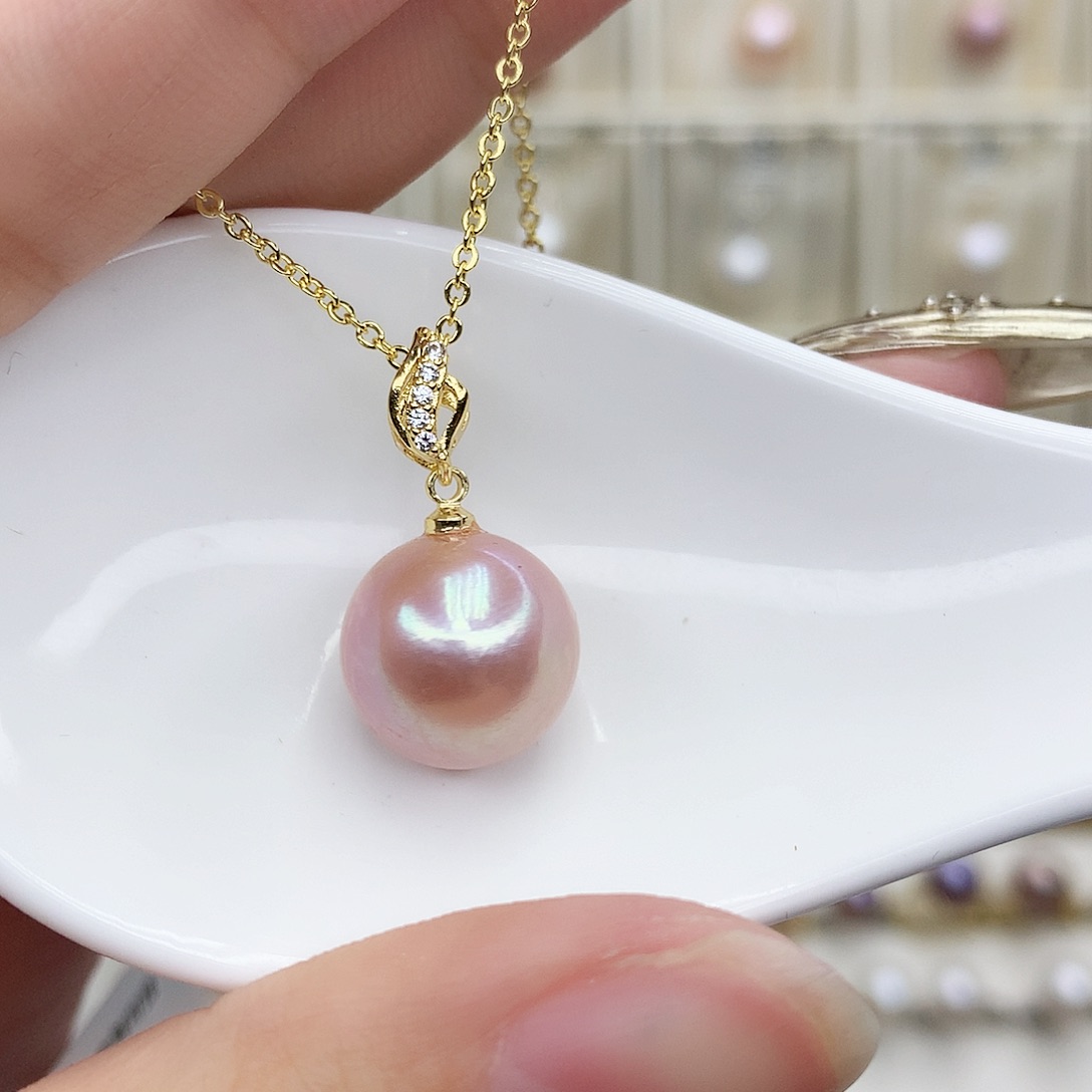 淡水珍珠颈饰合金