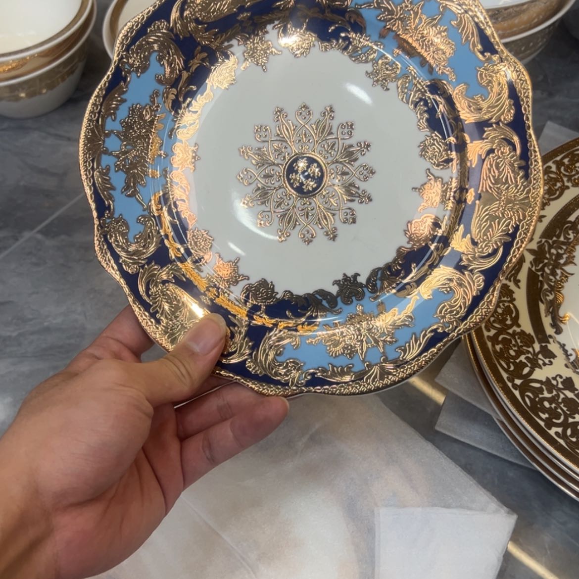 【闪购商品】瓷片9寸平盘两个一单打包价