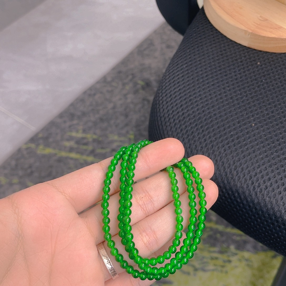 翡翠未镶嵌项链卡4