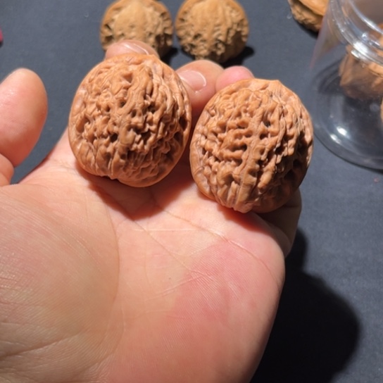 文玩核桃把件X莲花虎头