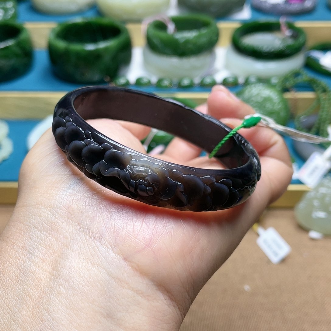 【闪购商品】和田玉手镯61圈口97未镶嵌