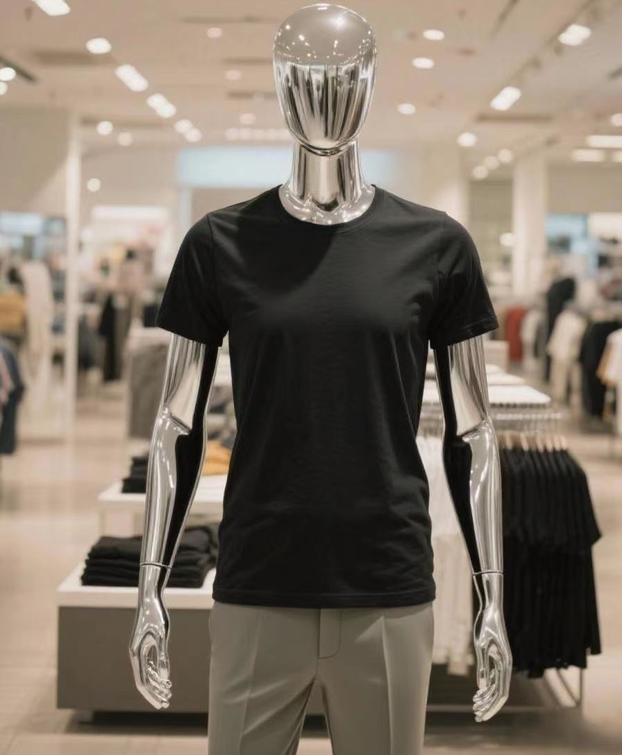 001-100男女同款棉T休闲简约圆领（勿私拍夏季）透气