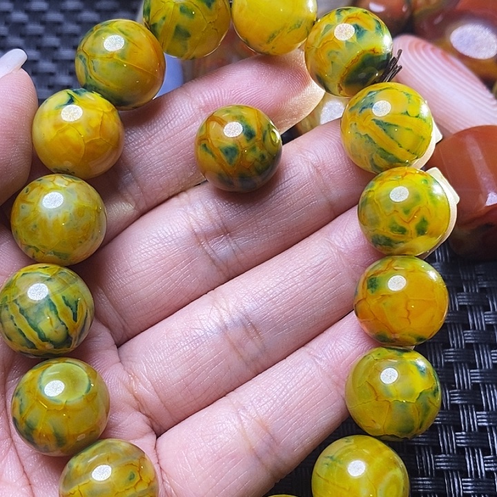 时***浅玛瑙/玉髓未镶嵌颈饰