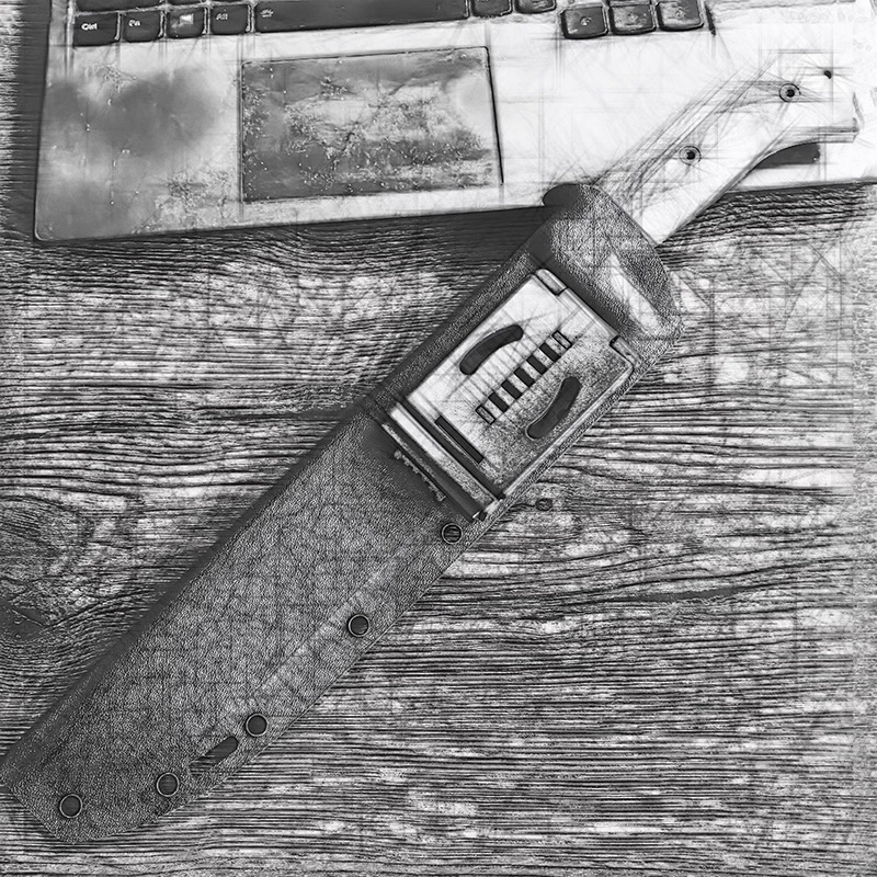 实木手柄户外多功能锋利高硬度小刀适合露营防身与家用