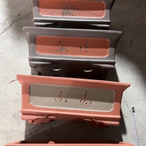 紫砂花盆        100-4。      