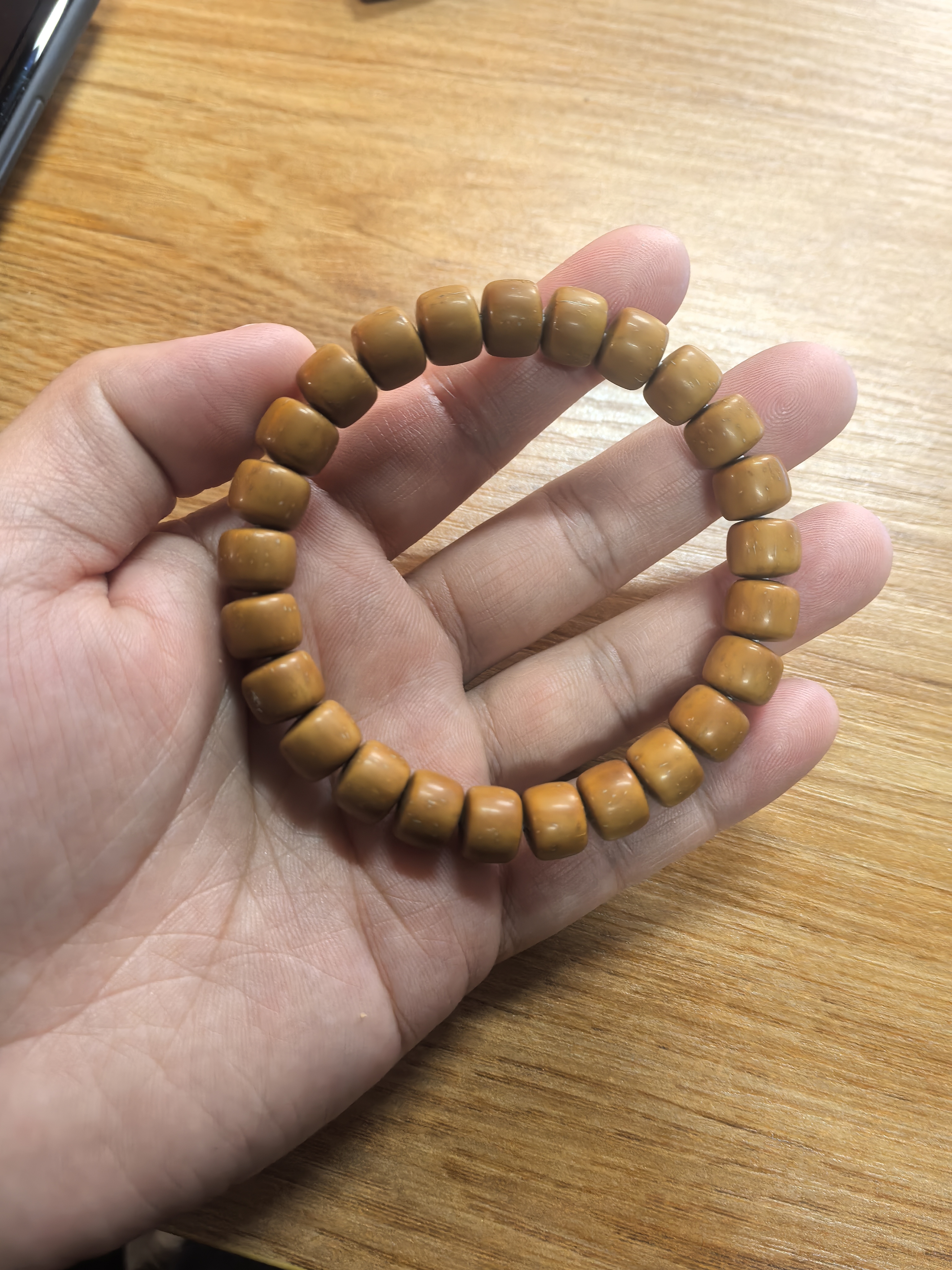 紫金鼠手串黄金甲纯肉实心短轴厚片10+8
