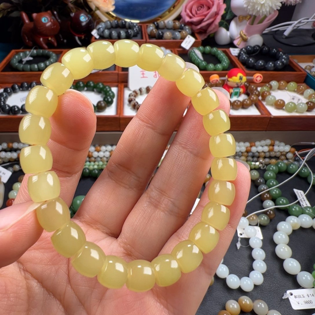 和田玉手链未镶嵌