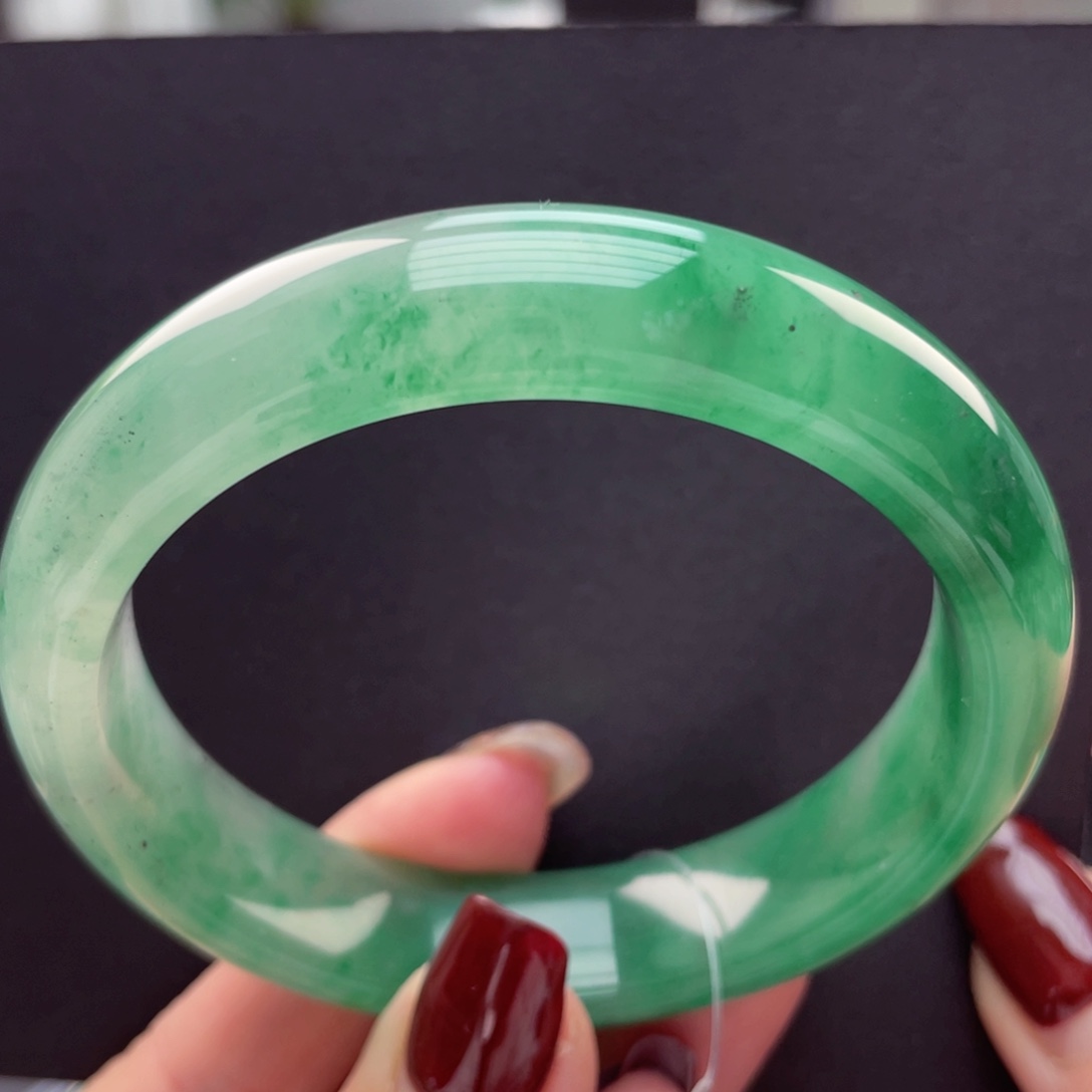 石英质玉手镯未镶嵌57-58圈