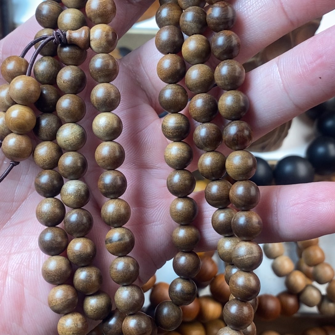 檀香木其他修**家老山檀香8圆珠奶香