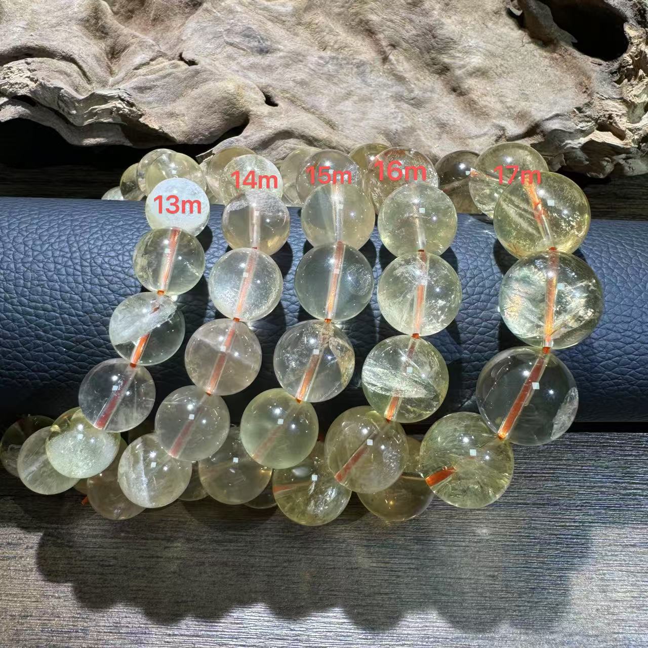 【云上水晶】Z173 利比亚魔晶宙斯六芒星光黄水晶手串 多样性发其一