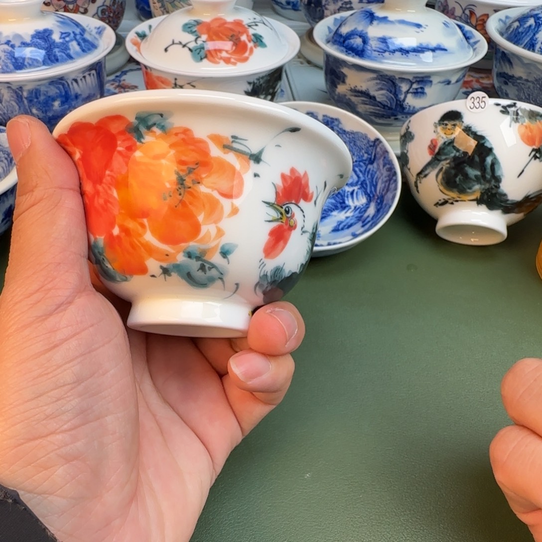 陶纯手工纯手绘茶具389