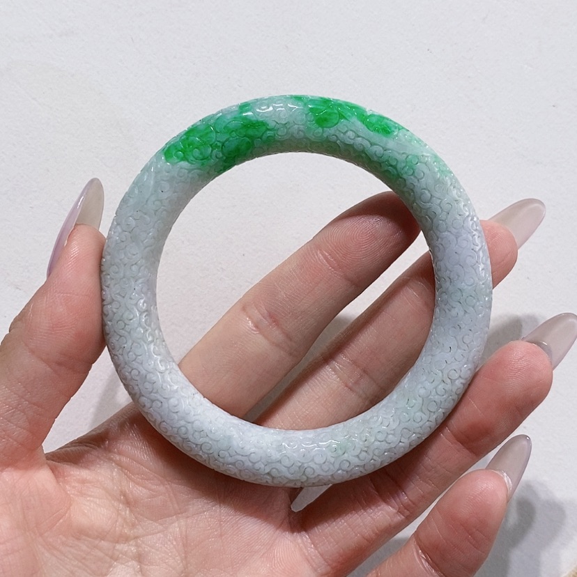 【闪购商品】翡翠手镯未镶嵌56-58