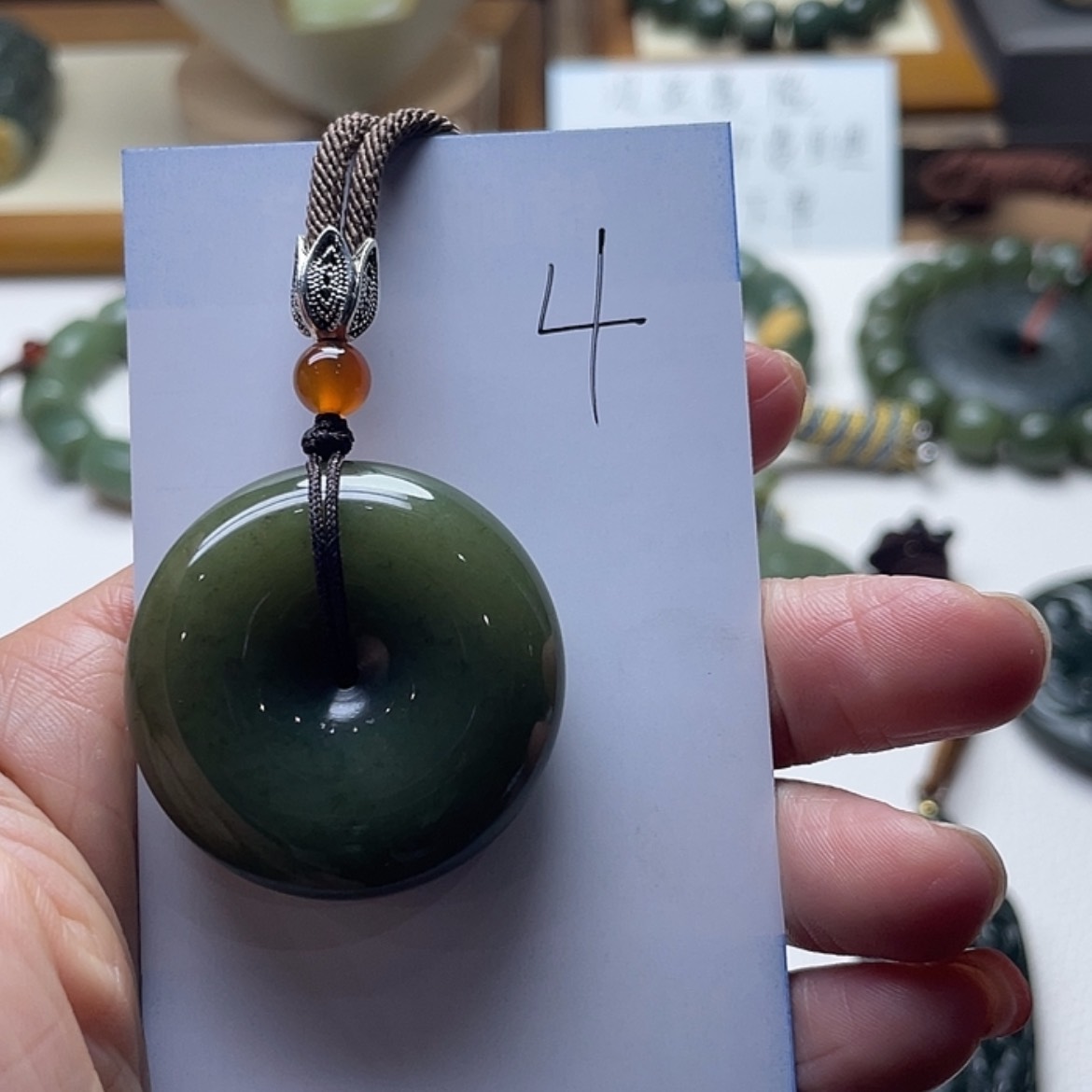 【闪购商品】和田玉挂件未镶嵌全*