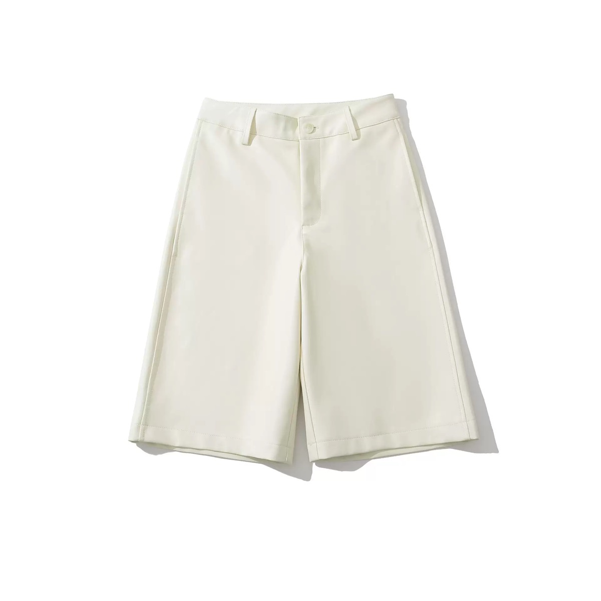 伙伴伙伴FellowFellow【搭配王者！五分皮裤】高品质pu皮中裤显瘦裤